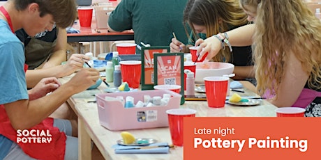 Late night pottery painting 2023- Tuesday