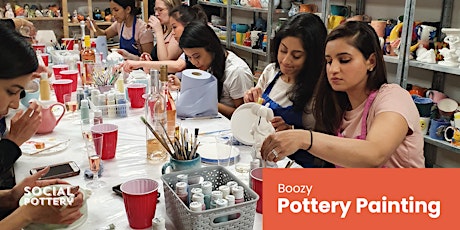 Boozy pottery painting 2023- Tuesday