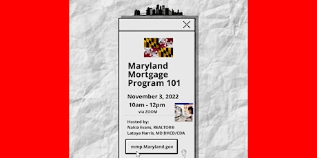 Imagen principal de Maryland Mortgage Program 101 | Maryland Real Estate Agent’s Workshop