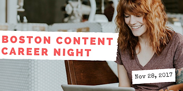 Boston Content Career Night