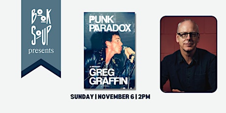 Bad Religion’s Greg Graffin signs Punk Paradox: A Memoir