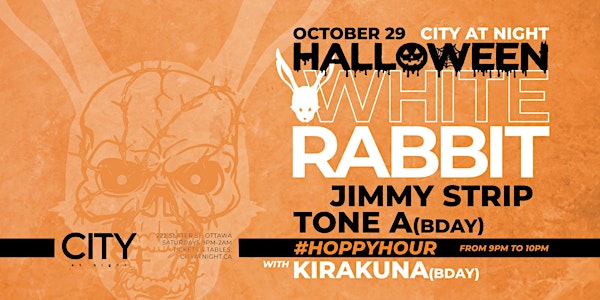 White Rabbit Halloween:  Jimmy Strip, Tone A, Kirakuna