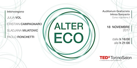 Immagine principale di TEDxTorinoSalon - Alter Eco  