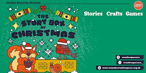 The Story Box at Christmas in SARA Hall