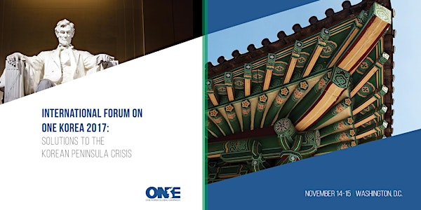 International Forum on One Korea: Solutions to the Korean Peninsula Crisis