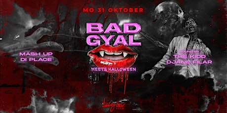 Imagen principal de BAD GYAL meets HALLOWEEN |  Mo., 31. Oktober | LizzyLou Club