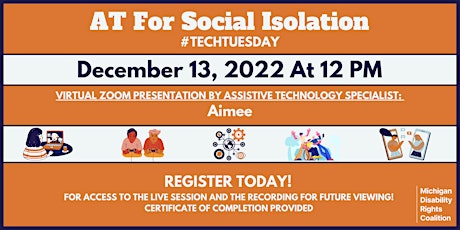 #TechTuesday: AT for Social Isolation