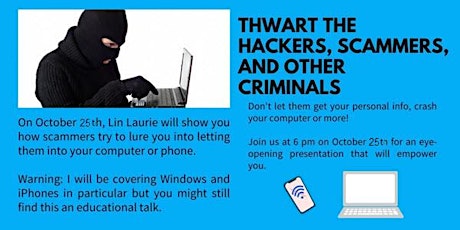 Thwart the Hackers, Scammers, and Other Criminals primary image