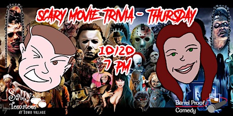 Thursday Night Trivia! Scary Movies! primary image