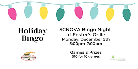 SCNOVA Holiday Bingo at Foster's Grille