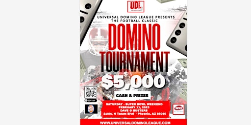 UDL Presents The Football Classic Domino Tournament at Dave & Busters
