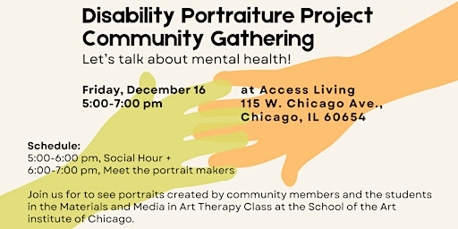 Disability Portraiture Project Community Gathering