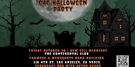 USC C4C Halloween Party @ Continental Club DTLA primary image