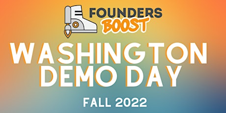 FoundersBoost Fall 2022 Washington DC Demo Day -- December 7, 2022 primary image
