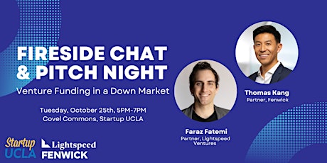 Fireside Chat & Pitch Night: Venture Funding in a Down Market primary image