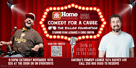 Comedy for a Cause with Ryan Lachance & Chris Griffin for Billon Foundation