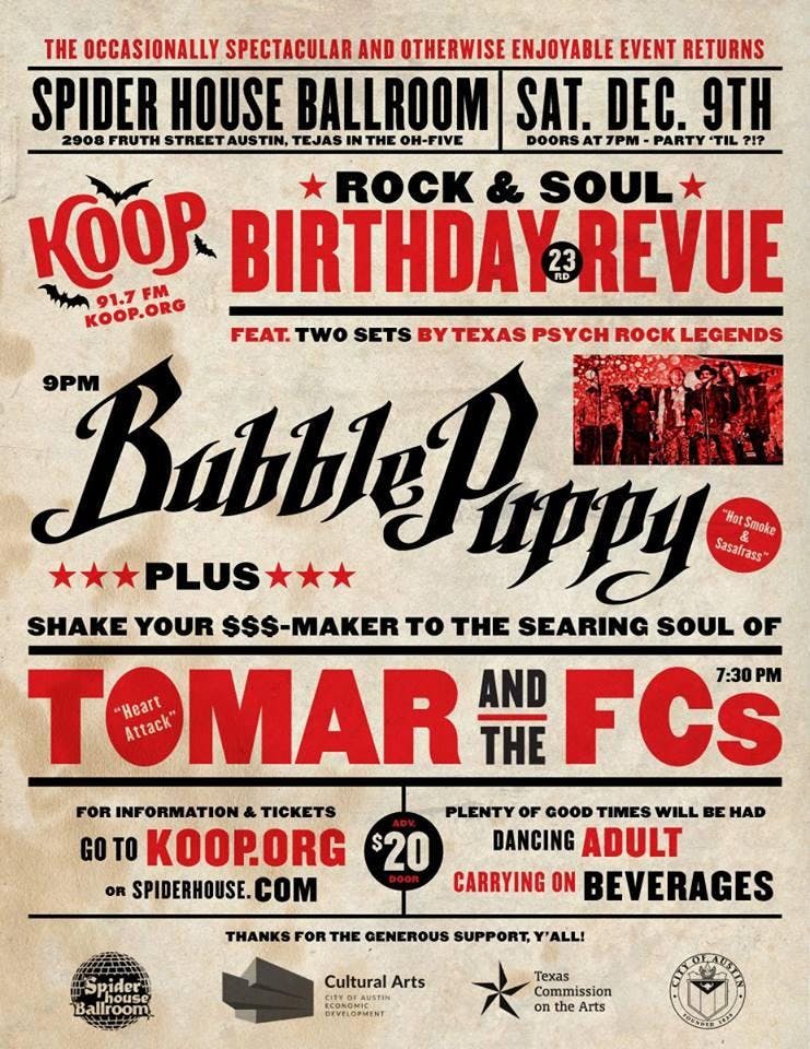 KOOP Rock And Soul Birthday Revue!