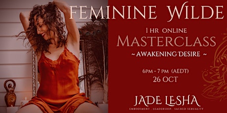 Feminine Wilde ~ 1hr  MASTERCLASS primary image