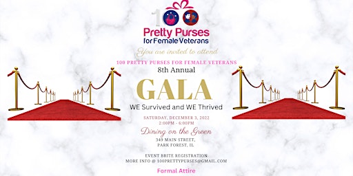 8th Annual -100 Pretty Purses for Female Veterans Gala