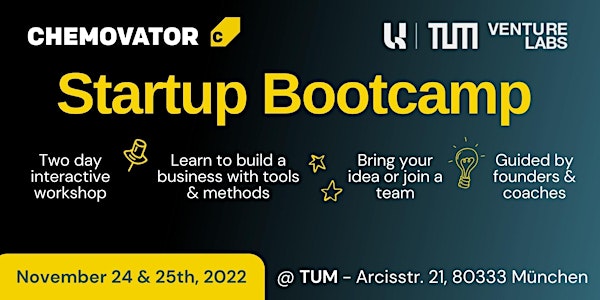 Chemovator Startup Bootcamp: Munich Edition