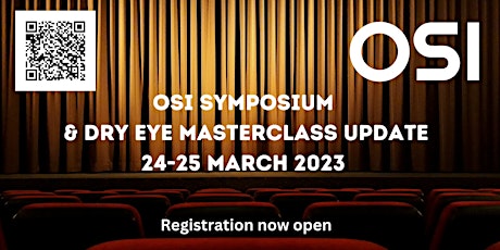 OSI Symposium and Dry Eye Masterclass Update