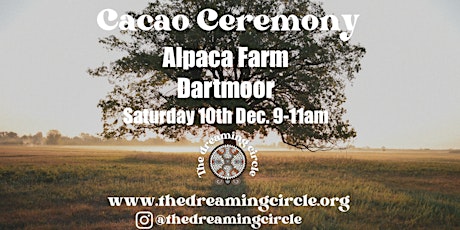 Traditional Cacao Ceremony -Alpaca farm- Dartmoor primary image