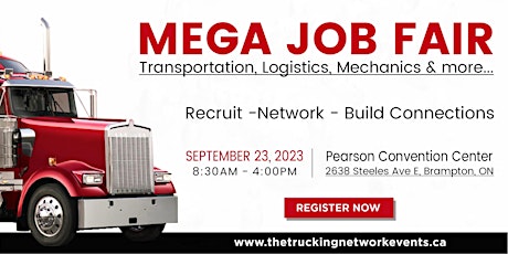 TTN Mega Job Fair for Transportation, Brampton, ON