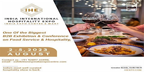 India International Hospitality Expo 2023 | August 2-5, 202