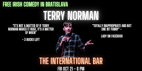 Free Irish Comedy in Bratislava: Terry Norman primary image