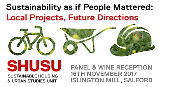 Panel and Wine Reception:  Sustainability as if people mattered