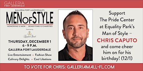 Men of Style Annual Fundraiser - Featuring Chris Caputo