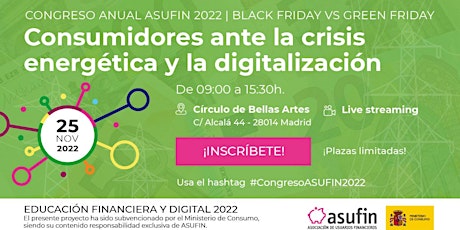 Congreso ASUFIN: Consumidores ante la crisis energética y la digitalizació