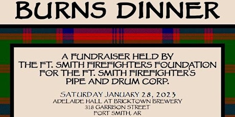 Fort Smith Burns Night Supper 2023