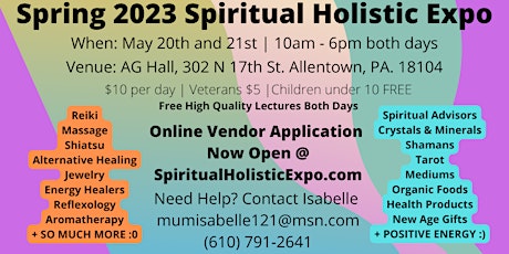 Spiritual and Holistic Expo, Special Classes