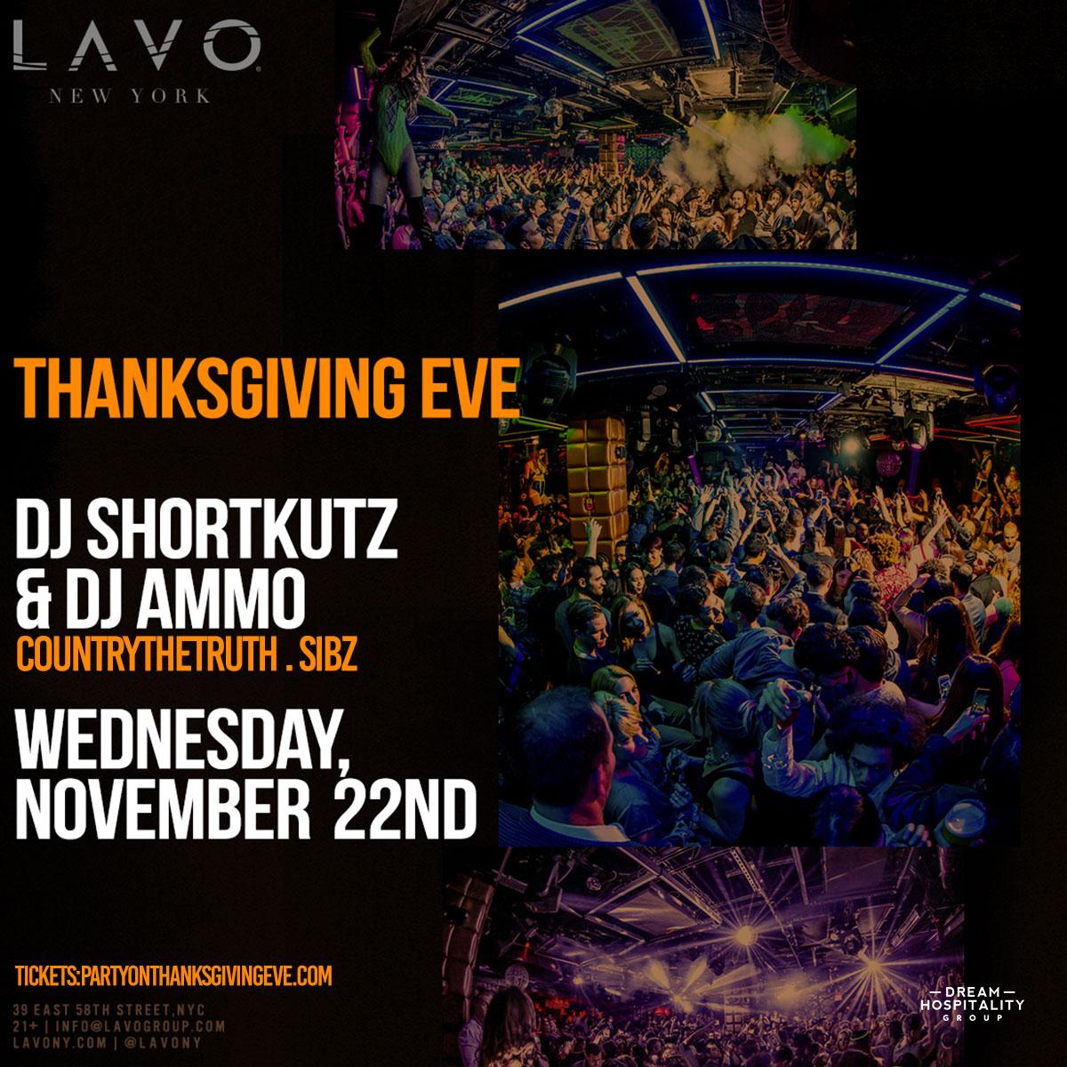 Lavo ThanksGiving Eve 2017