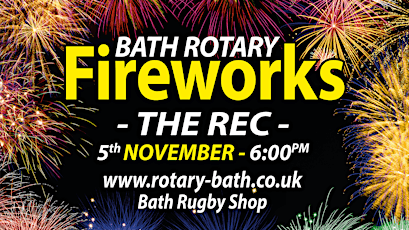Rotary Club of Bath Charity Fireworks on the Rec 2022 primary image