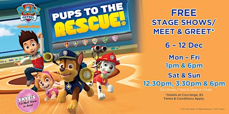 Paw Patrol "Pups To The Rescue" 'Live' Shows / Meet & Greet primary image