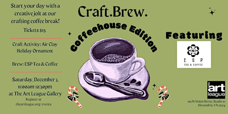 Craft.Brew. Coffeehouse Edition!