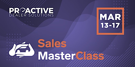 March - Sales MasterClass