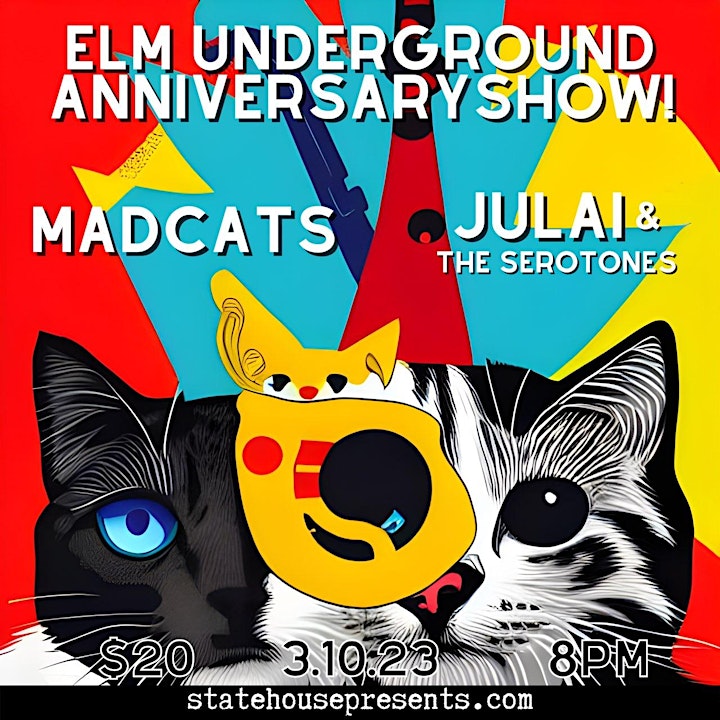 Elm Underground Anniversary Show feat. Madcats and Julai and Serotones image