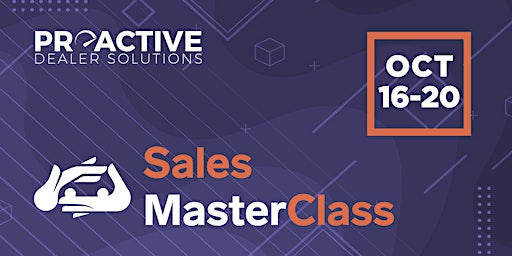October - Sales MasterClass