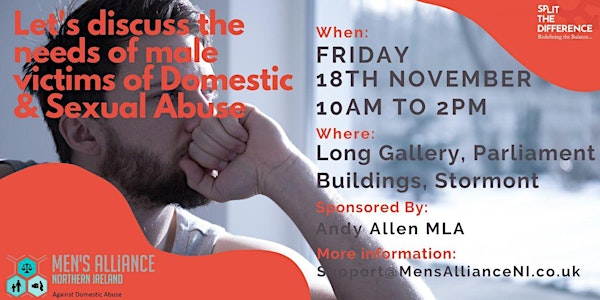 Let's Discuss the Needs of Male Victims of Domestic & Sexual Abuse