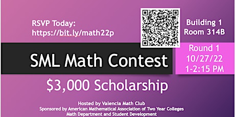 SML Math Contest - $3000 Scholarship (Poinciana Campus): Round 1