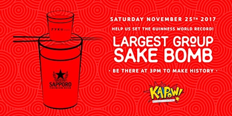 Guinness Record Attempt - Most Sake Bombs primary image
