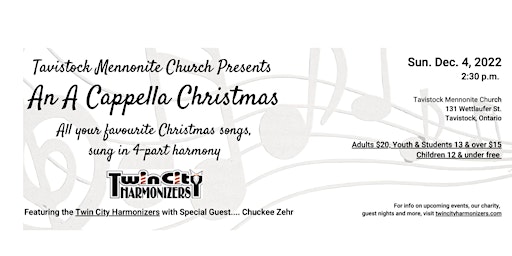 Tavistock Mennonite Church Presents -   An A Cappella Christmas