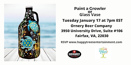 Paint a Growler or Glass Vase