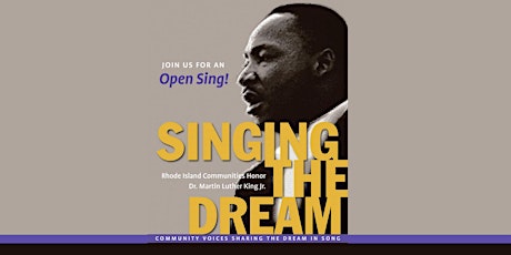 SINGING THE DREAM - OPEN SING 2018! primary image