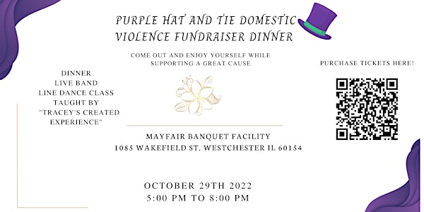 Purple Hat and Tie Dinner Fundraiser