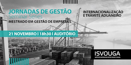 Imagem principal de JORNADAS DE GESTÃO- Comercio Internacional
