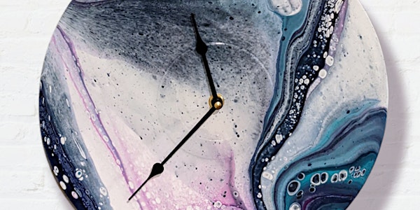 Acrylic Pouring Clocks @ Zwei